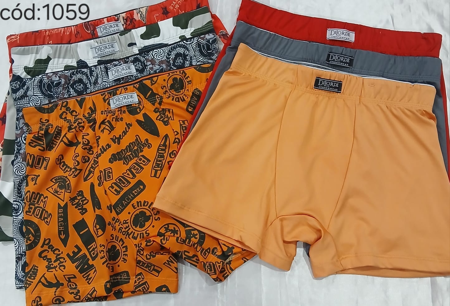 CUECA.........,( DL01/ DL02/ DL03/ DL04 DILORDE ) BOXER ADULTO DILORDE