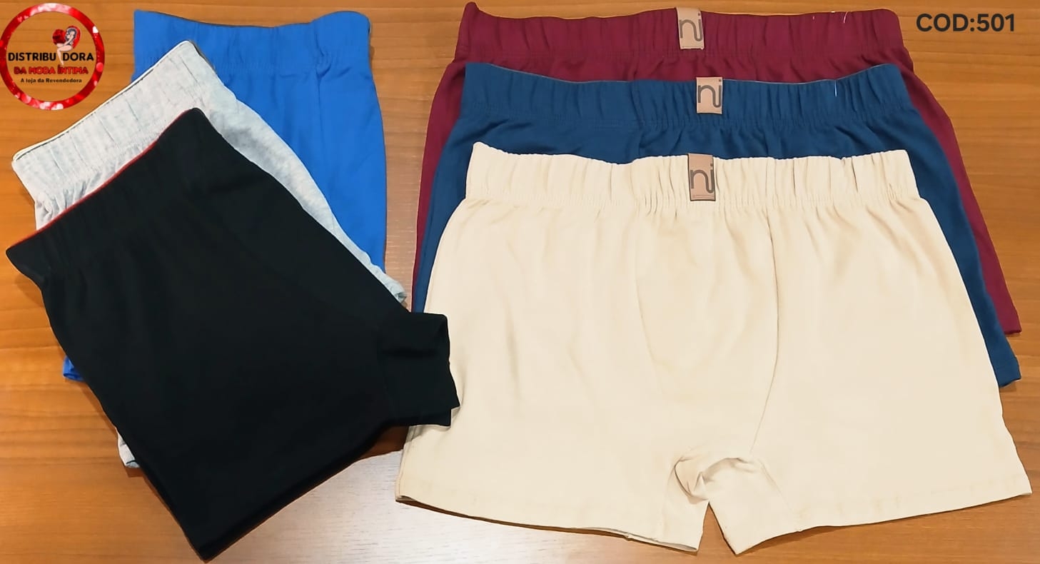 CUECA..........( 4050 NICOBOY/JOEVI ) BOXER ADULTO ALGODAO